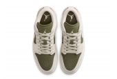 AIR JORDAN 1 LOW SE MEDIUM OLIVE SAIL [HV4089-201]