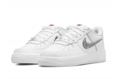 AIR FORCE 1 LV8 WHITE METALLIC SILVER [DC9651-100]