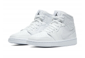 AIR JORDAN 1 MID WHITE SNAKESKIN [BQ6472-110/BQ6472-100]