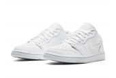 AIR JORDAN 1 LOW TRIPLE WHITE [AO9944-111] [553560-126] [553560-130]