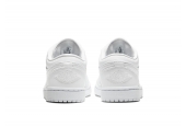 AIR JORDAN 1 LOW TRIPLE WHITE [AO9944-111] [553560-126] [553560-130]