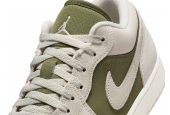 AIR JORDAN 1 LOW SE MEDIUM OLIVE SAIL [HV4089-201]