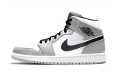 AIR JORDAN 1 MID LIGHT SMOKE GREY [554724-092]