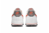 AIR FORCE 1 LV7 GS WHITE TOTAL ORANGE CRATER [DN8016-100]