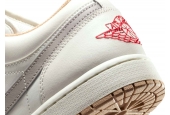 AIR JORDAN 1 LOW RED COLLEGE GREY [553558-169]