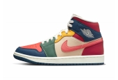 AIR JORDAN1 MID MULTI COLOR 2022 W [DN3738-400]