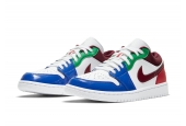 AIR JORDAN 1 LOW W WHITE MULTI COLOR [DB5455-100]