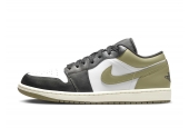  AIR JORDAN 1 LOW “MEDIUM OLIVE” [553558-092]