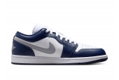 AIR JORDAN 1 LOW GS ‘MIDNIGHT NAVY WOLF GREY’ [553560-141] | [553558-141]