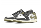  AIR JORDAN 1 LOW “MEDIUM OLIVE” [553558-092]