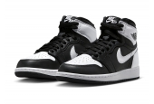AIR JORDAN 1 RETRO HIGH OG BLACK WHITE GS [FD1437-010]