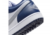 AIR JORDAN 1 LOW GS ‘MIDNIGHT NAVY WOLF GREY’ [553560-141] | [553558-141]