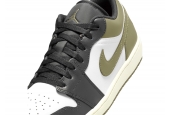  AIR JORDAN 1 LOW “MEDIUM OLIVE” [553558-092]