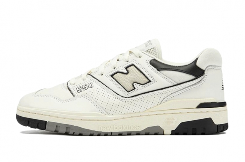 NEW BALANCE 550 CREAM BLACK [BB550LWT]