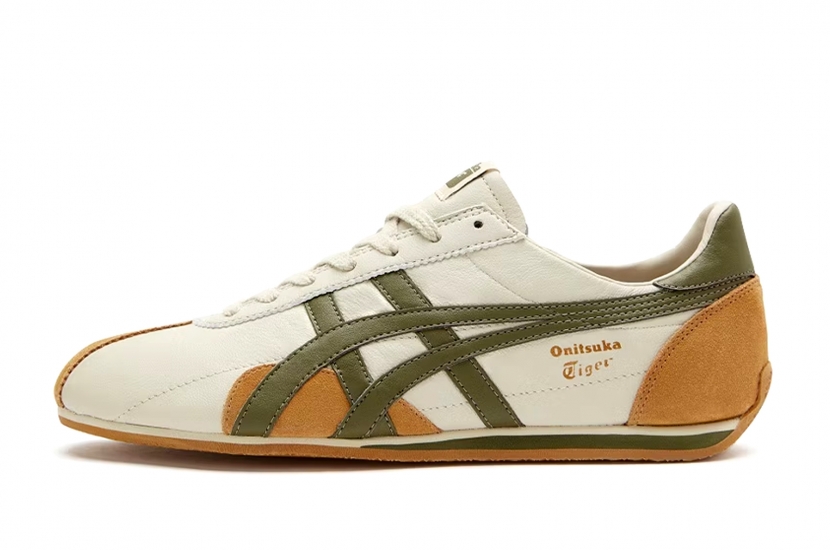 ONITSUKA TIGER RUNSPARK BEIGE OLIVE GREEN MUSTARD YELLOW [1183B480-200]