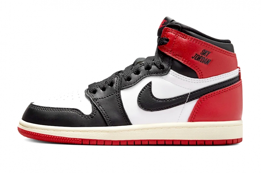 AIR JORDAN 1 HIGH RETRO OG BLACK TOE REIMAGINED GS [FD1437-106]