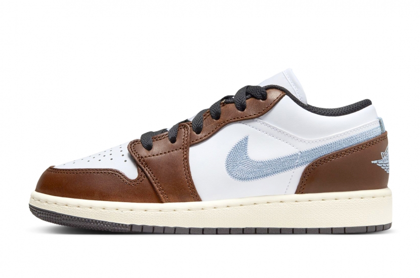 AIR JORDAN 1 LOW SE MOCHA BLUE GREY GS [FQ8156-142]