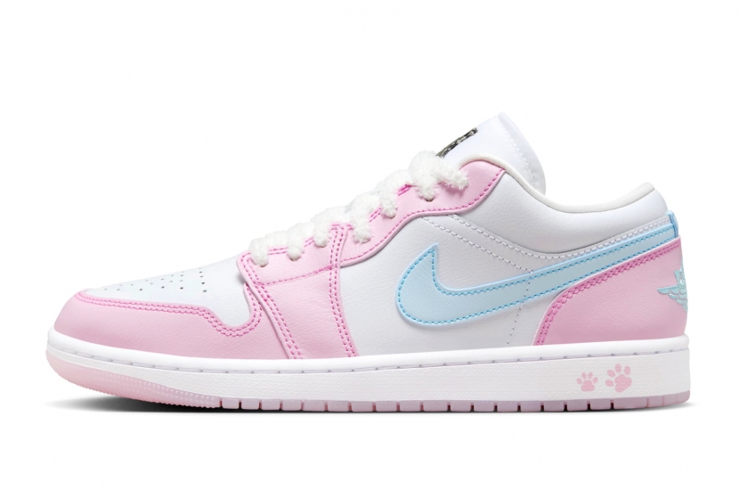 AIR JORDAN 1 LOW SE PAW PRINT PINK FOAM [HM3706-141]