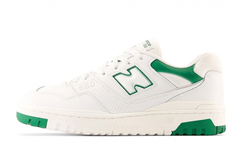 NEW BALANCE 550 WHITE GREEN CREAM [BB550SWB]