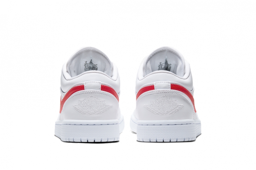 AIR JORDAN 1 LOW WHITE UNIVERSITY RED [AO9944-161]