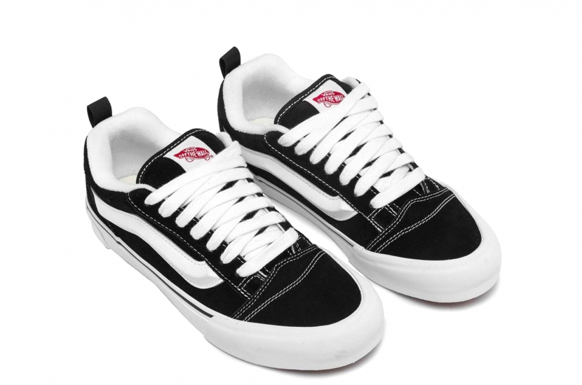 VANS KNU SKOOL BLACK WHITE [VN0009QC6BT]