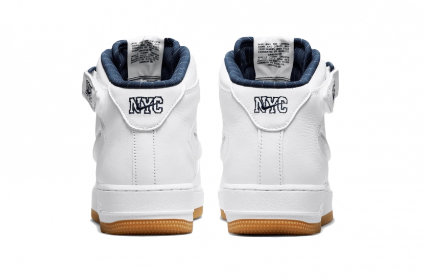 AIR FORCE 1 MID JEWEL NYC WHITE MIDNIGHT NAVY [DH5622-100]