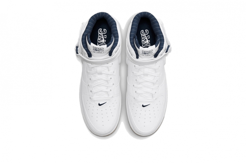 AIR FORCE 1 MID JEWEL NYC WHITE MIDNIGHT NAVY [DH5622-100]