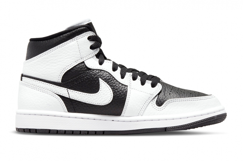 AIR JORDAN 1 MID SPLIT BLACK WHITE W [DR0501-101]