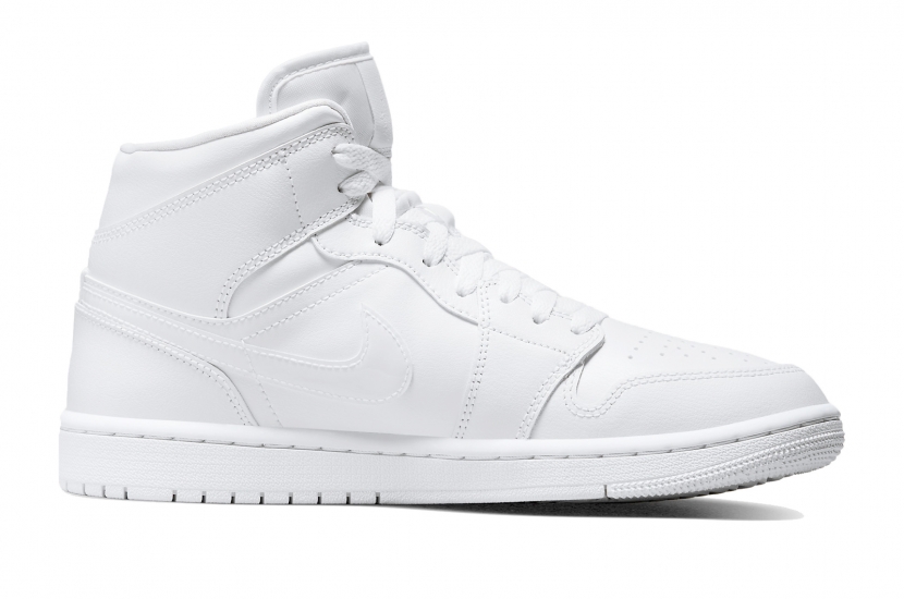 AIR JORDAN 1 MID TRIPLE WHITE W [DV0991-111]