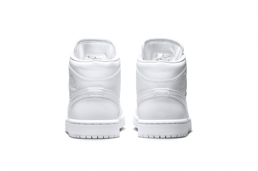 AIR JORDAN 1 MID TRIPLE WHITE W [DV0991-111]