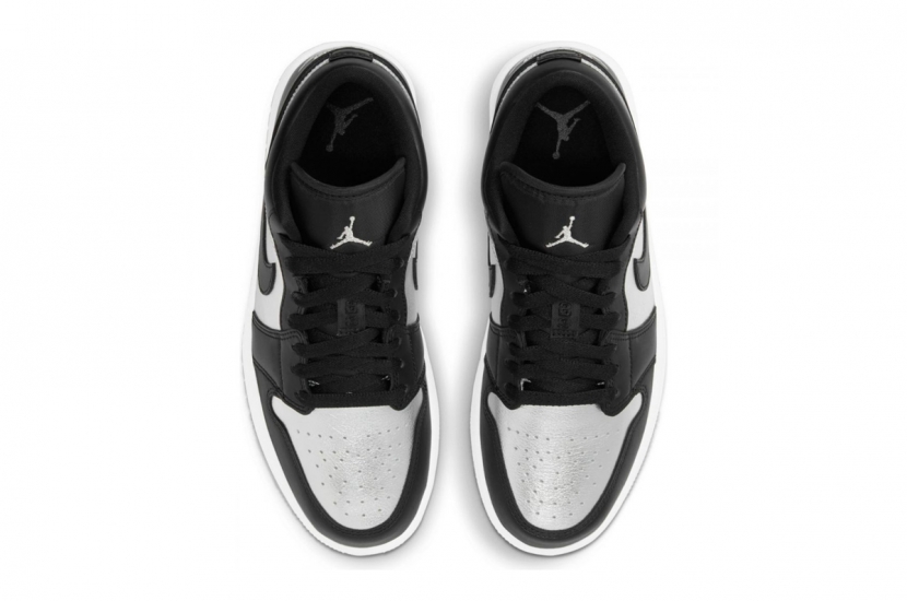 AIR JORDAN 1 LOW BLACK METALLIC SILVER [DA5551-001]