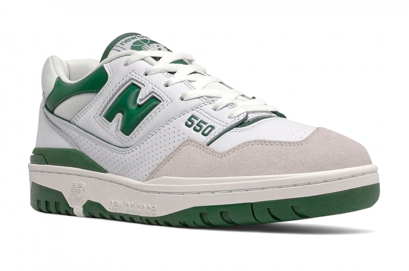 NEW BALANCE 550 WHITE GREEN [BB550WT1]