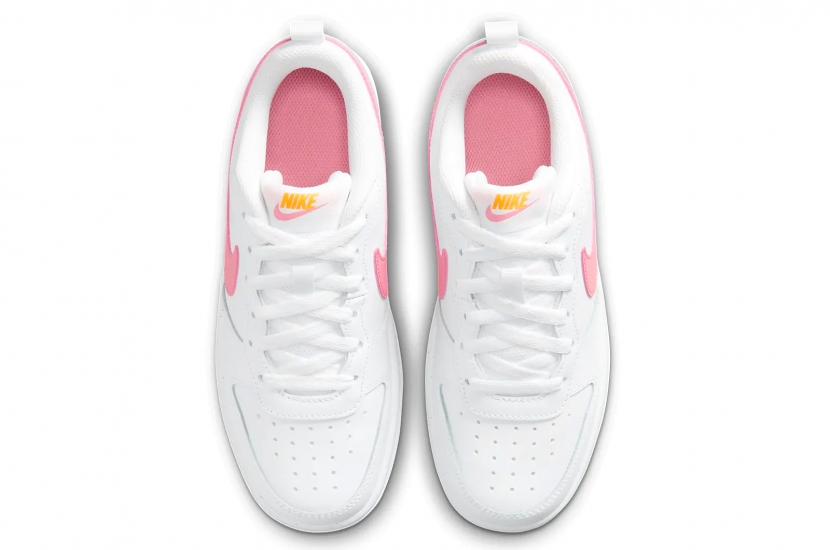 COURT BOROUGH LOW 2 WHITE PINK GS [BQ5448-124]