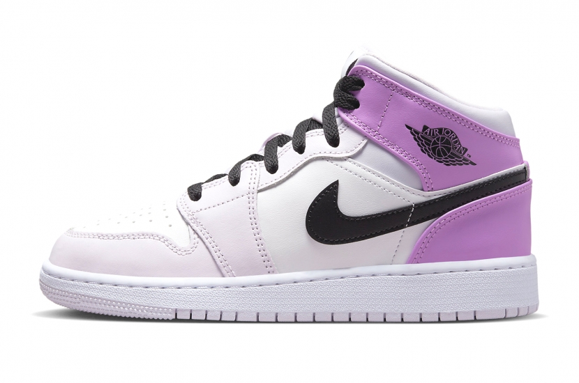 AIR JORDAN 1 MID BARELY GRAPE GS [DQ8423-501]