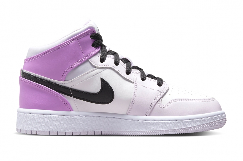 AIR JORDAN 1 MID BARELY GRAPE GS [DQ8423-501]