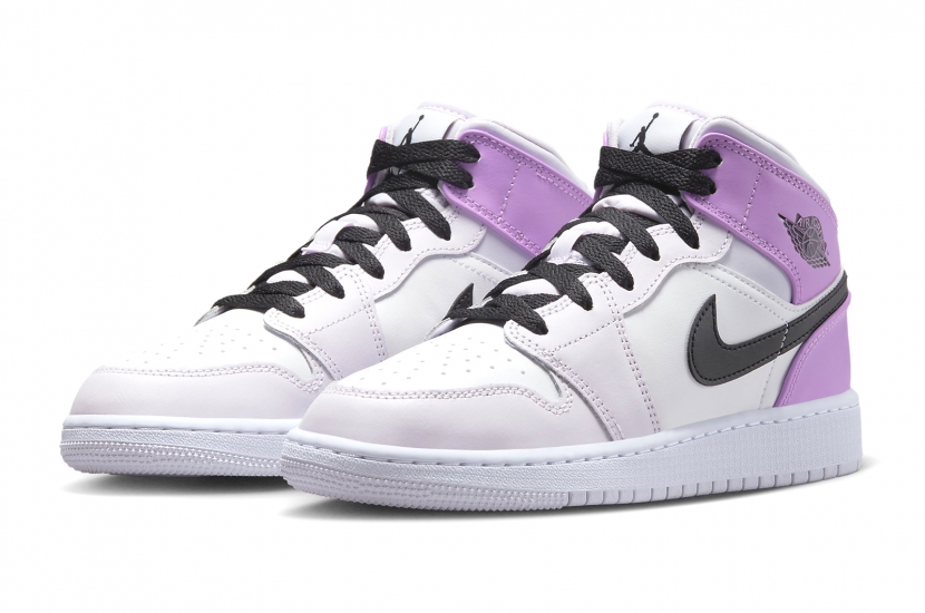 AIR JORDAN 1 MID BARELY GRAPE GS [DQ8423-501]