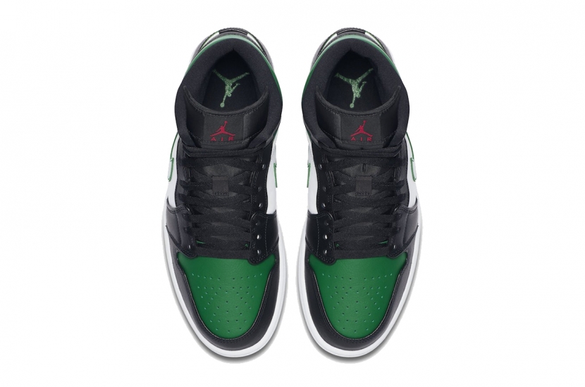 AIR JORDAN 1 MID PINE GREEN MEN [554724-067]