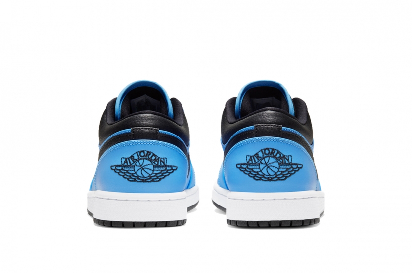 AIR JORDAN 1 LOW UNIVERSITY BLUE BLACK [553558-403]