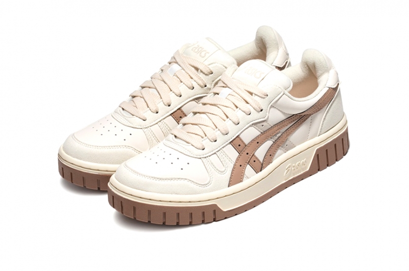 ASICS COURT MZ RETRO CASUAL WHITE BROWN [1203A127-105]