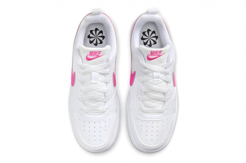 COURT BOROUGH LOW RECRAFT WHITE LASER FUCHSIA [DV5456-113]