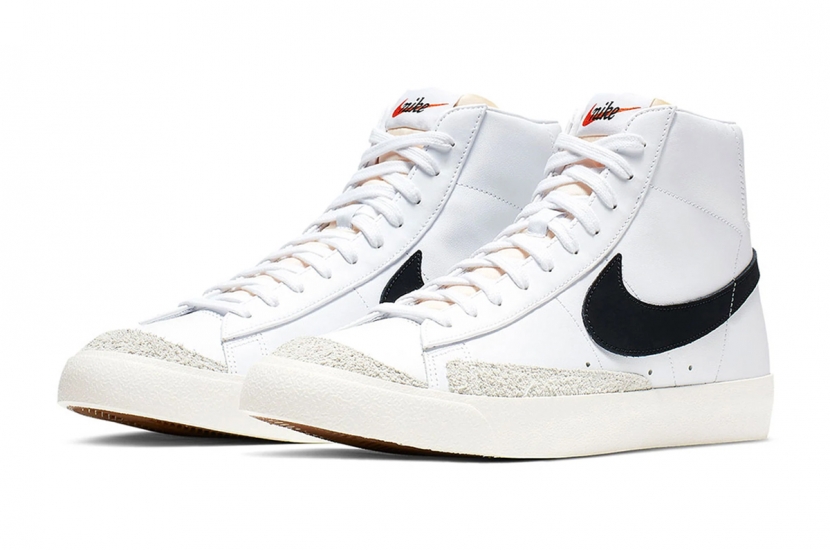 BLAZER MID '77 VINTAGE BLACK WHITE [BQ6806-100] [CZ1055-100]