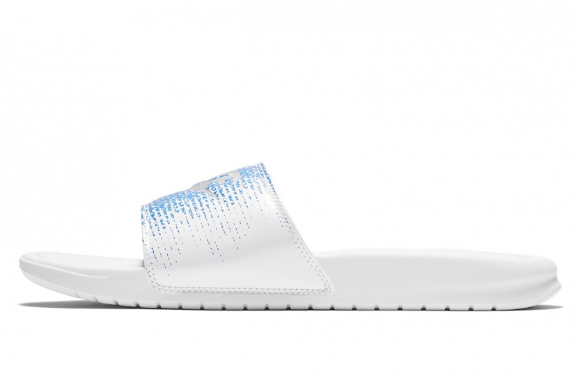 NIKE BENASSI SLIDE NEBULA METALLIC SILVER [AQ7983-100]