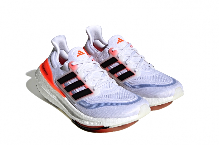 ADIDAS ULTRA BOOST LIGHTWHITE BLACK SOLAR RED [HQ6351]