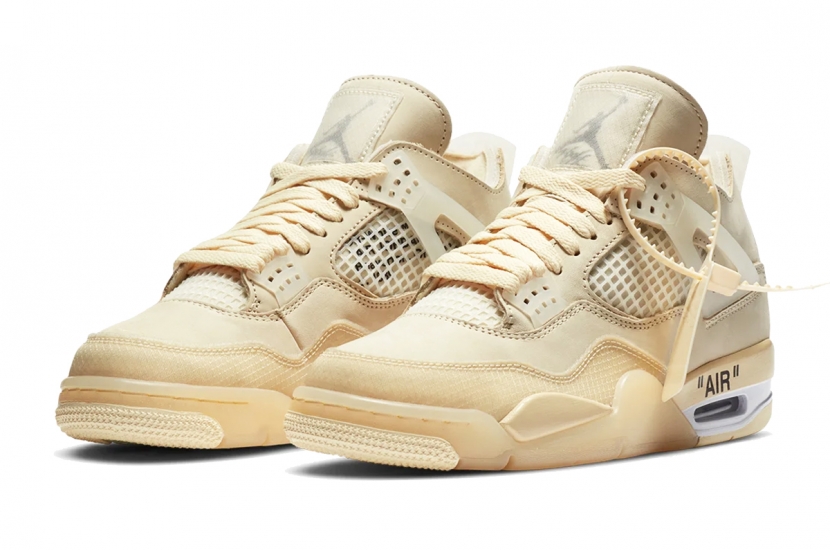 AIR JORDAN 4 X OFF-WHITE SAIL [CV9388-100]