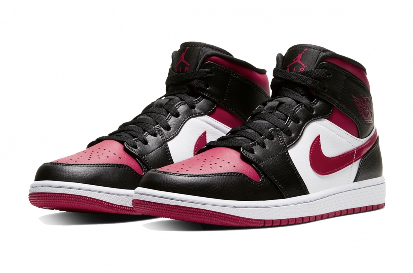 AIR JORDAN 1 MID GS BRED TOE [554725-066]