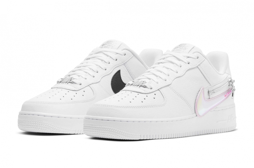 AIR FORCE 1 LOW ZIP SWOOSH HOLOGRAM [CW6558-100]