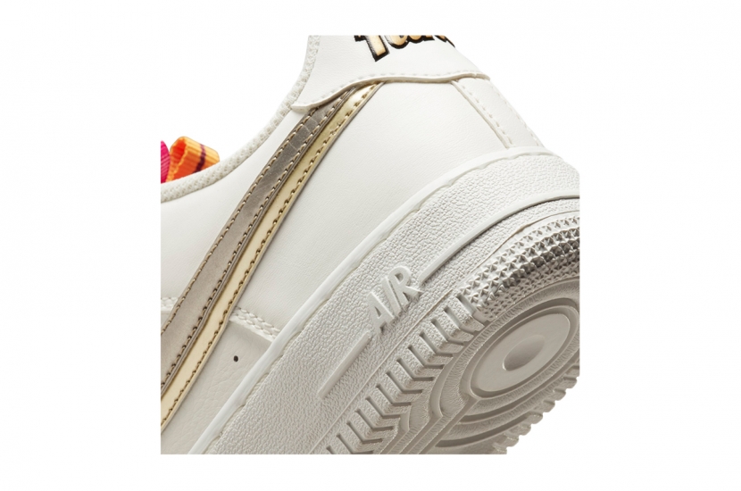 AIR FORCE 1 LV8 DOUBLE SWOOSH SILVER GOLD [DH9595-001]