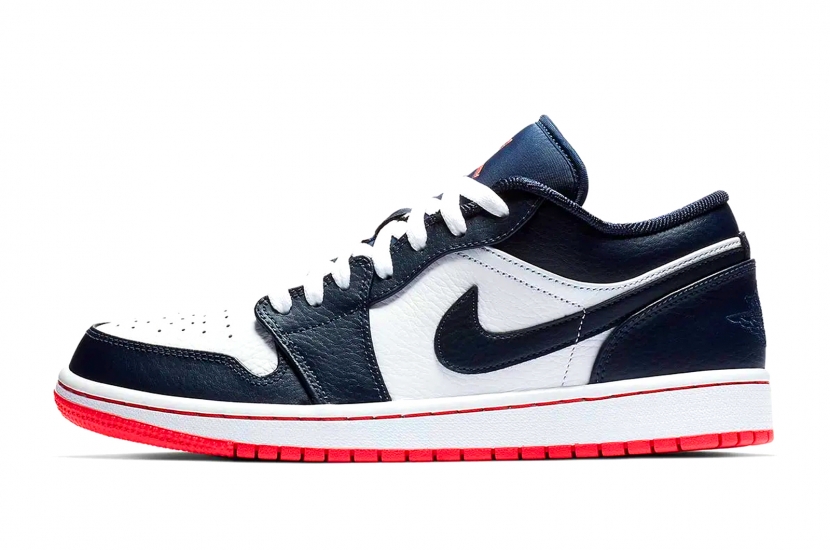 AIR JORDAN 1 LOW OBSIDIAN EMBER GLOW [553558-481]