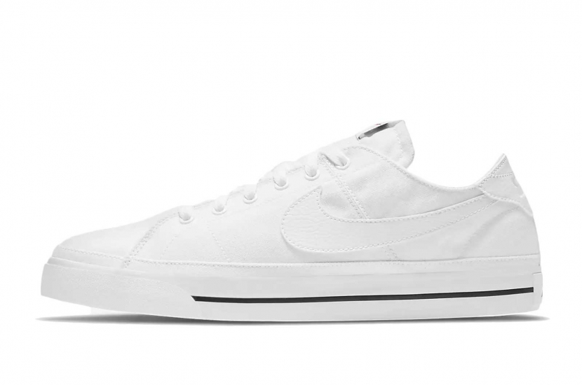 COURT LEGACY CANVAS WHITE BLACK [CW6539-100]