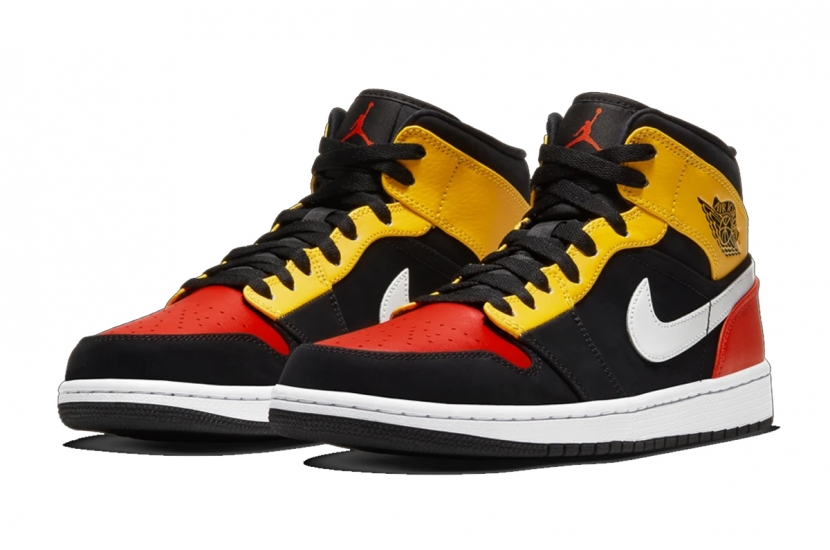 AIR JORDAN 1 MID AMARILLO ORANGE [852542-087]